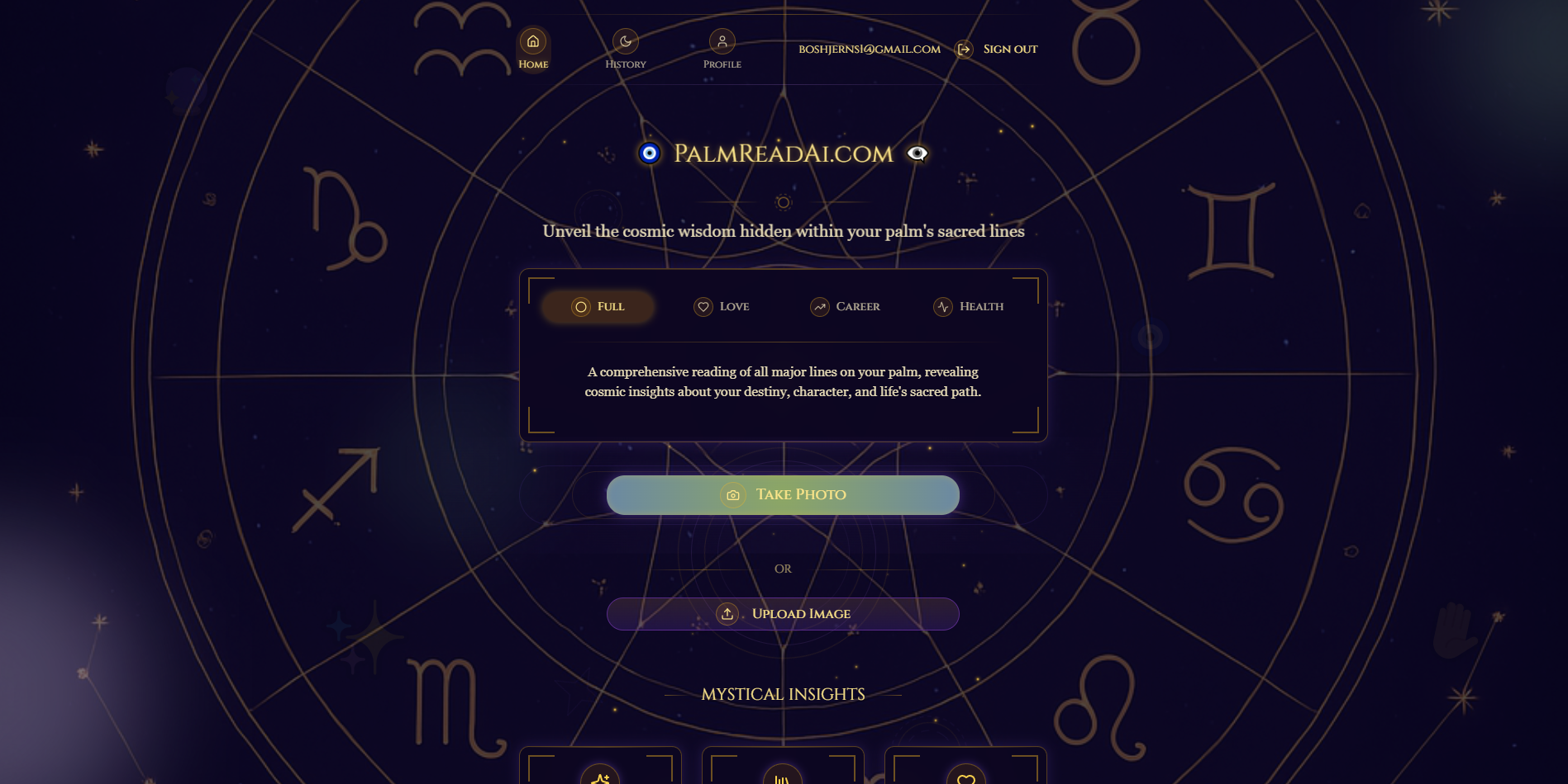 PalmRead preview