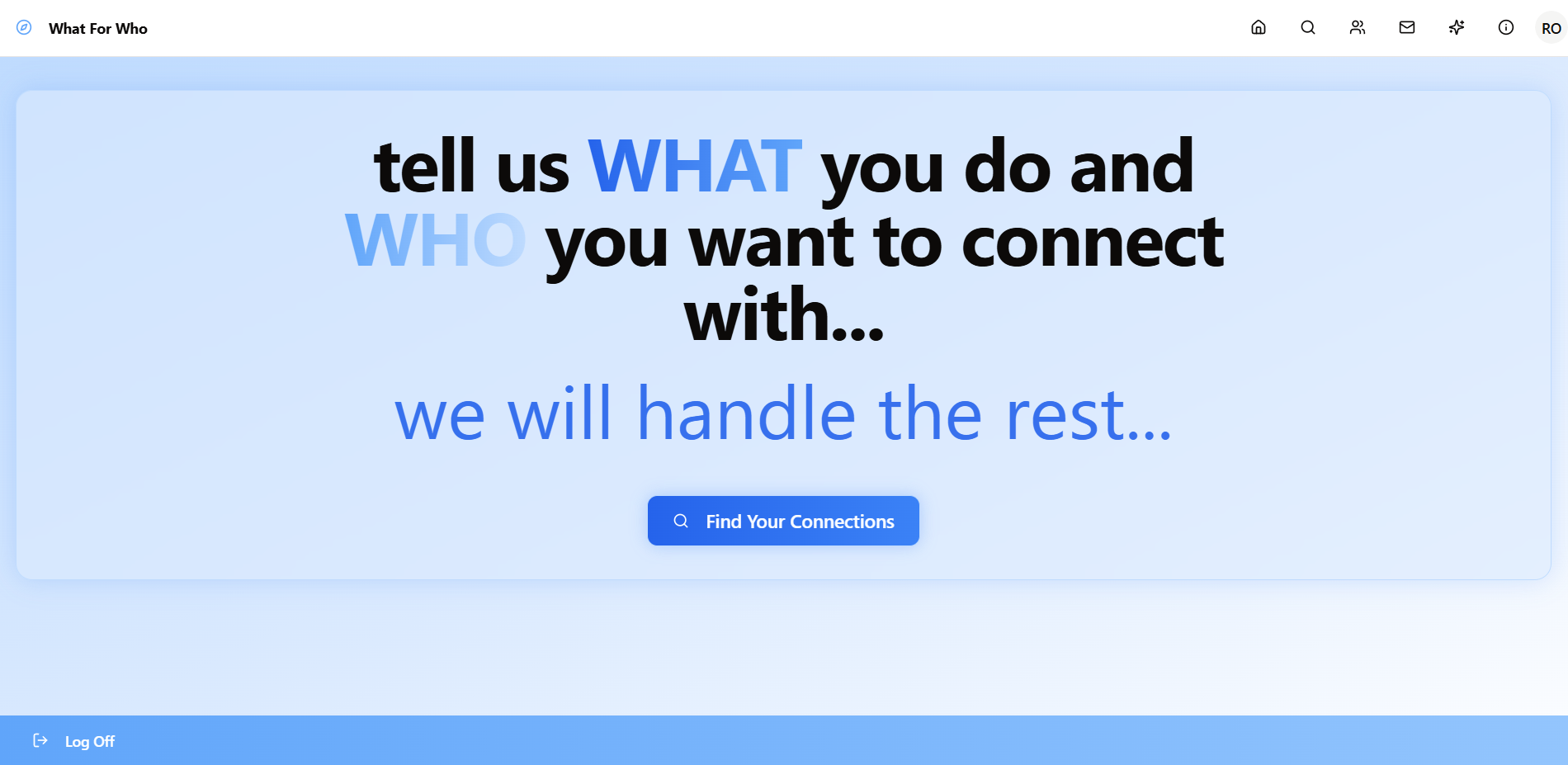 WhatForWho preview
